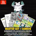 Every Abomasnow Pokemon card ever made - master set binder placeholders with Abomasnow