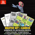 Every Accelgor Pokemon card ever made - master set binder placeholders with Accelgor