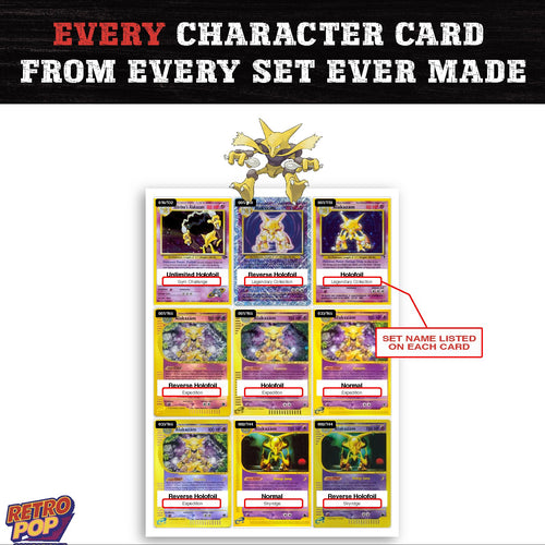 Alakazam card collection preview - every set Alakazam appears in