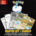 Every Altaria Pokemon card ever made - master set binder placeholders with Altaria ex