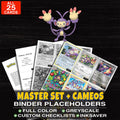 Every Ambipom Pokemon card ever made - master set binder placeholders with Ambipom