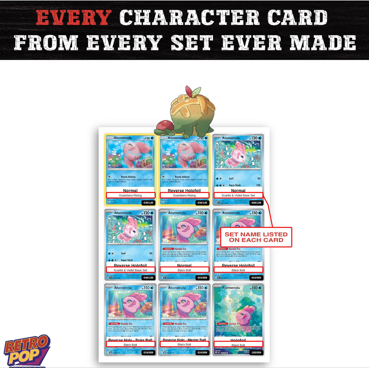 Appletun card collection preview - every set Appletun appears in