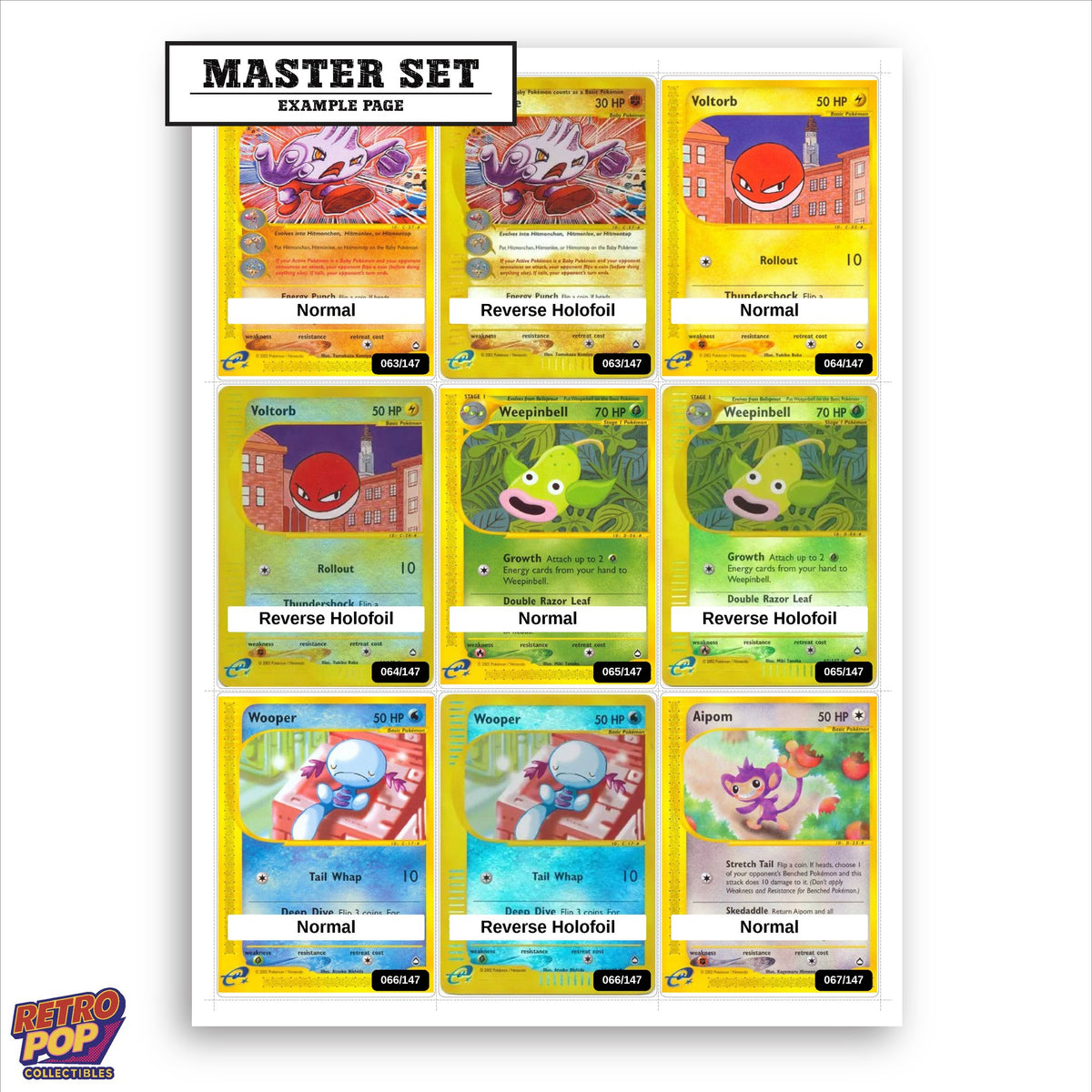Printed Aquapolis placeholders in binder - real photo 1