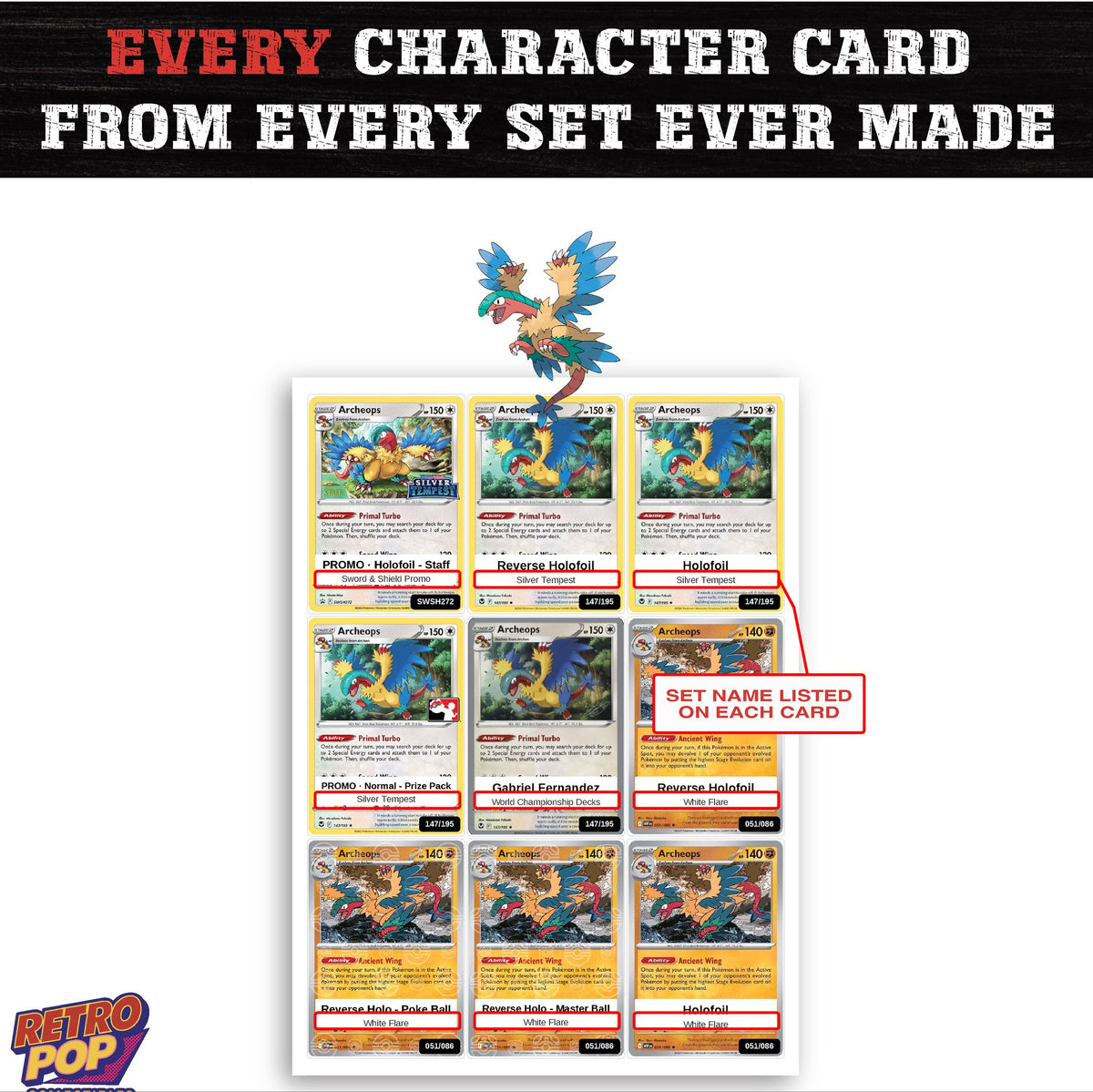 Archeops card collection preview - every set Archeops appears in