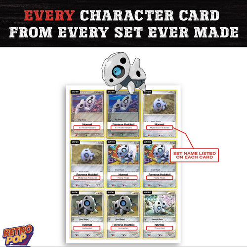 Aron card collection preview - every set Aron appears in