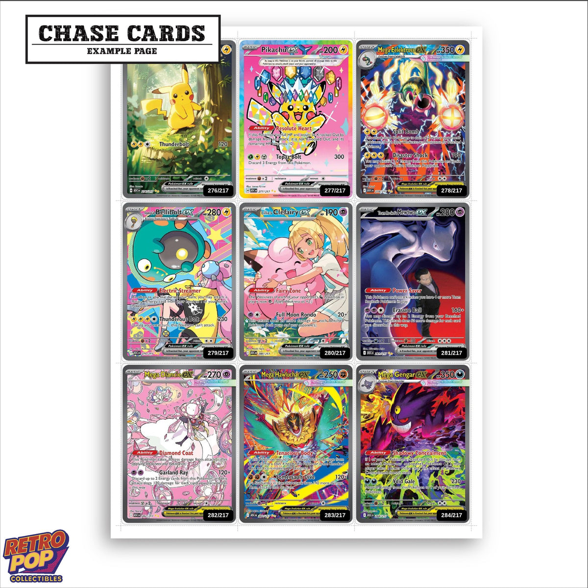 Printed Ascended Heroes placeholders in binder - real photo 2