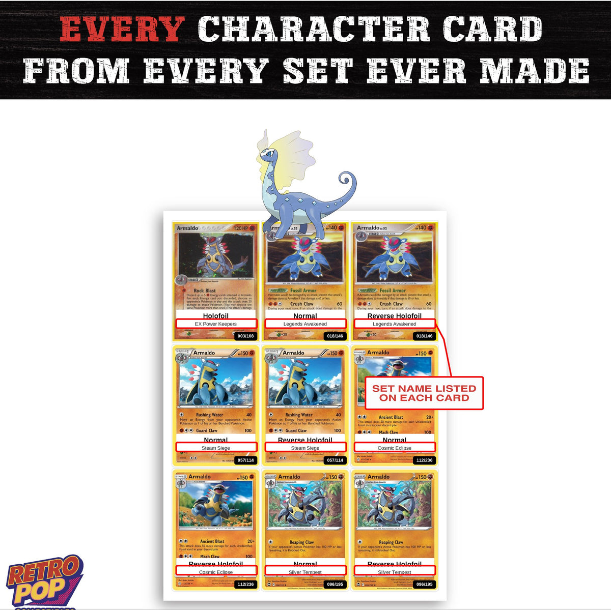 Aurorus card collection preview - every set Aurorus appears in