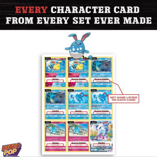 Azumarill card collection preview - every set Azumarill appears in