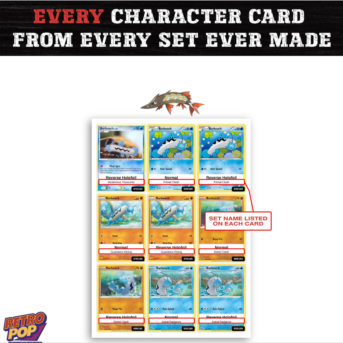 Barraskewda card collection preview - every set Barraskewda appears in