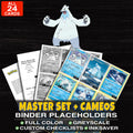 Every Beartic Pokemon card ever made - master set binder placeholders with Beartic