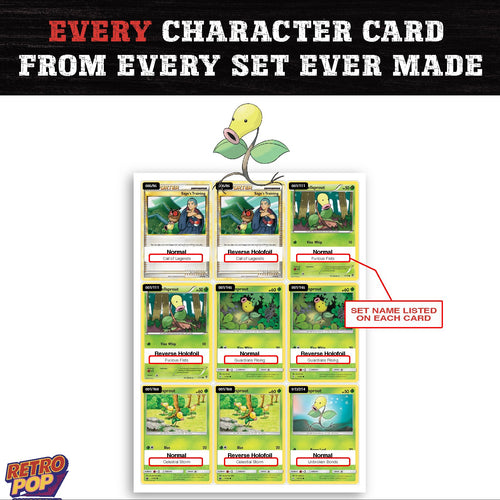 Bellsprout card collection preview - every set Bellsprout appears in