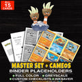 Every Binacle Pokemon card ever made - master set binder placeholders with Binacle