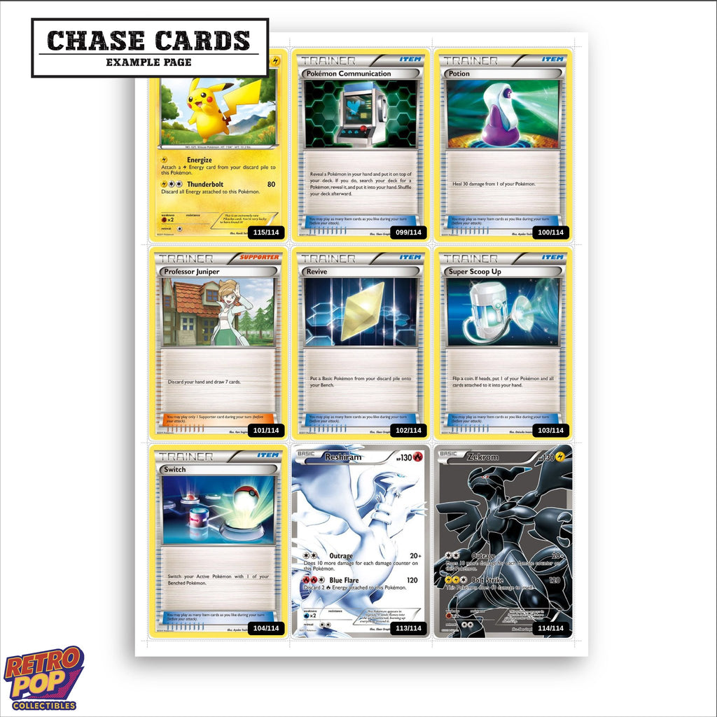 Printed Black and White placeholders in binder - real photo 2