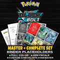 Black Bolt Pokemon binder placeholders printable PDF - includes Victini