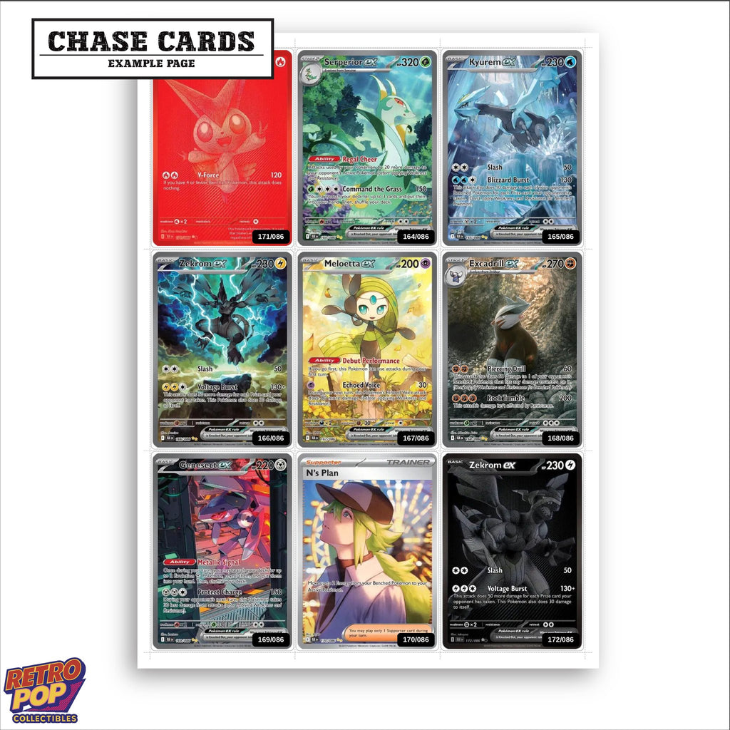 Printed Black Bolt placeholders in binder - real photo 2
