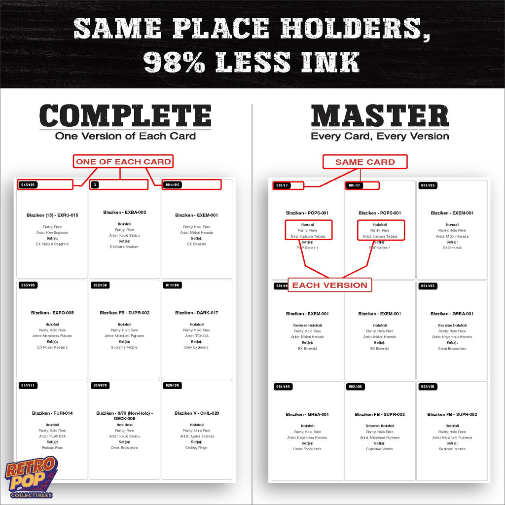Ink saver greyscale Blaziken placeholder sheet - 98 percent less ink