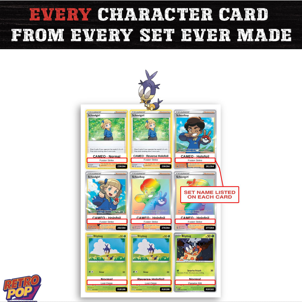 Blipbug card collection preview - every set Blipbug appears in