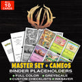 Every Bramblin Pokemon card ever made - master set binder placeholders with Bramblin