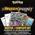 BREAKpoint Pokemon binder placeholders printable PDF - includes Gyarados EX (Secret)