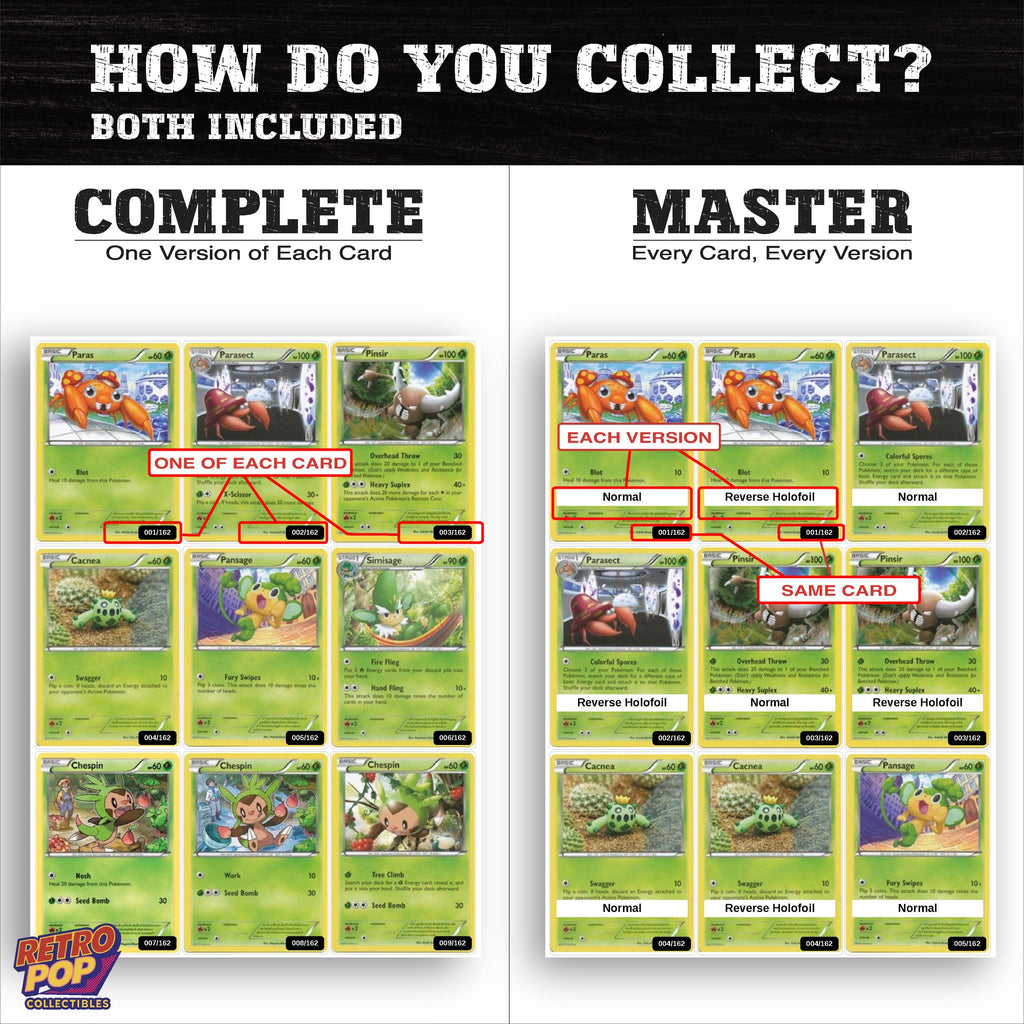 Complete Set vs Master Set versions of BREAKthrough binder placeholders