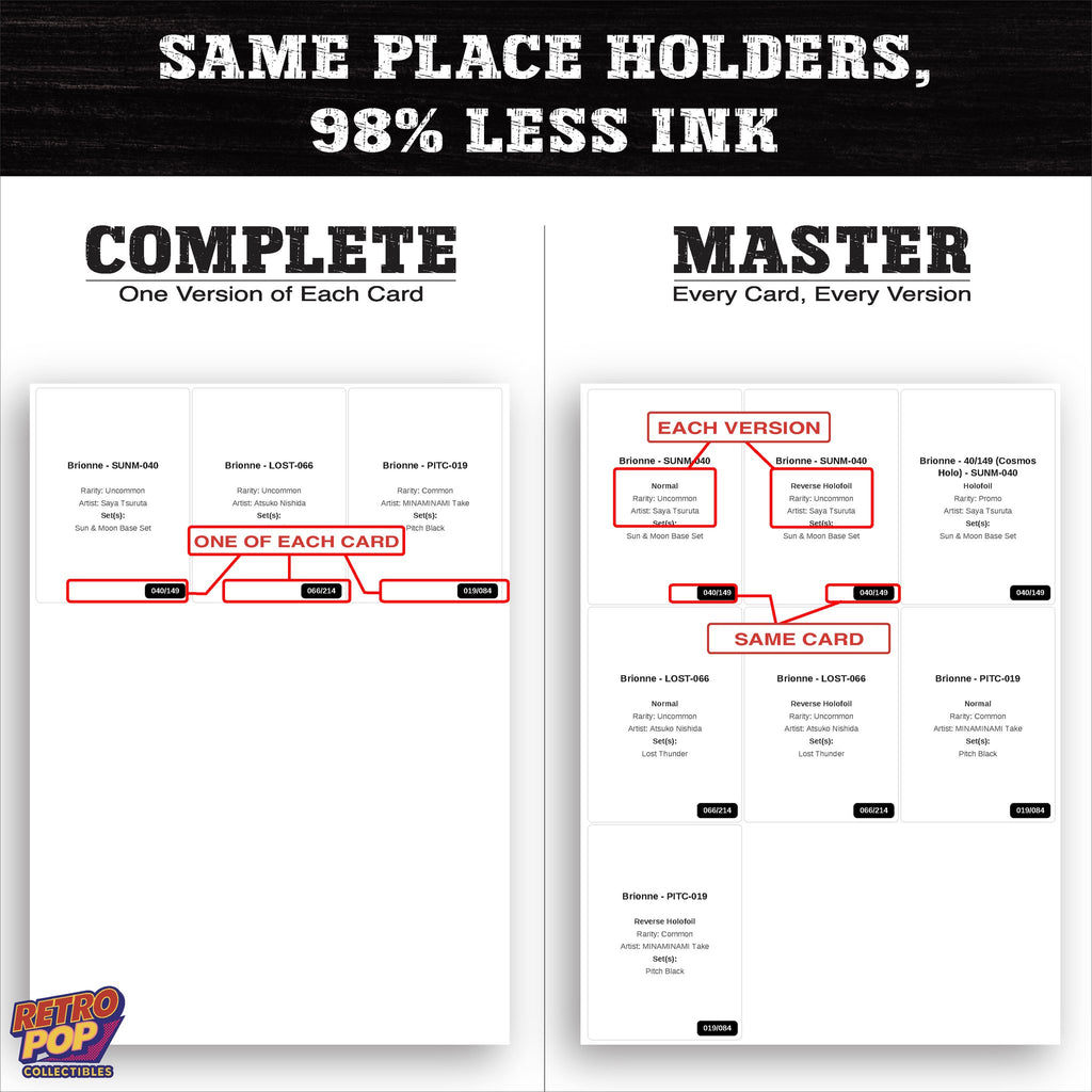 Ink saver greyscale Brionne placeholder sheet - 98 percent less ink