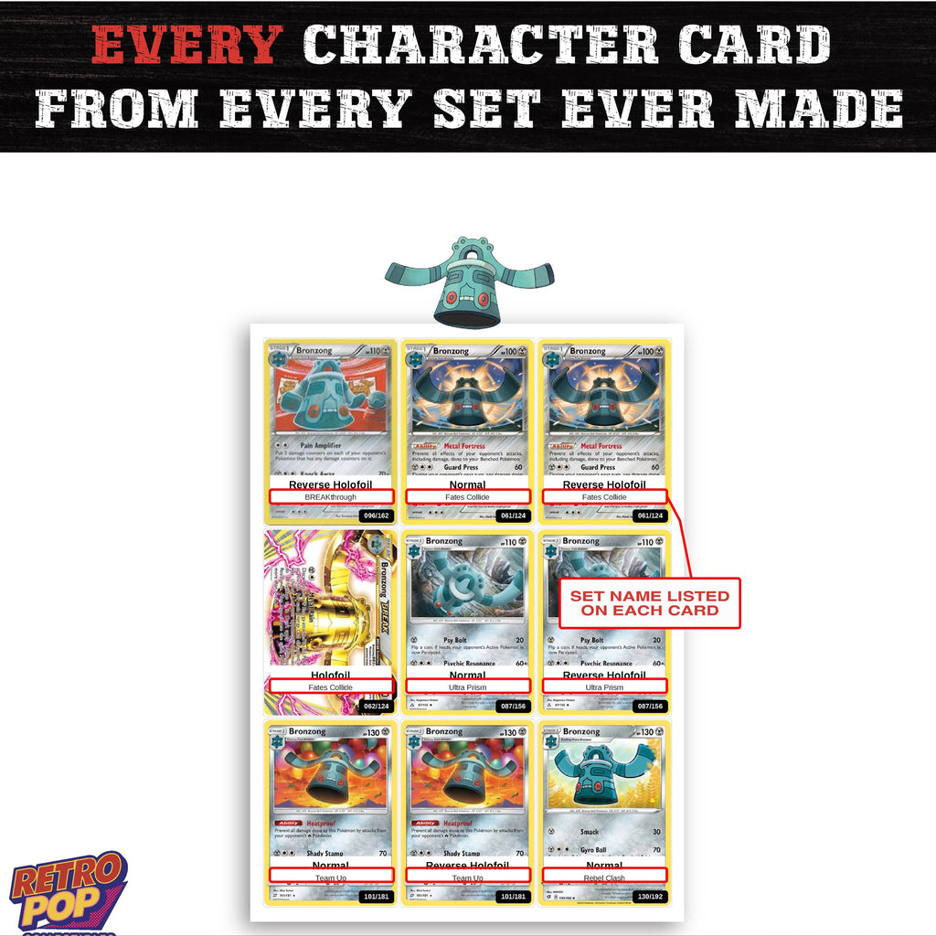 Bronzong card collection preview - every set Bronzong appears in