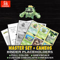 Every Cacnea Pokemon card ever made - master set binder placeholders with Team Aqua's Cacnea
