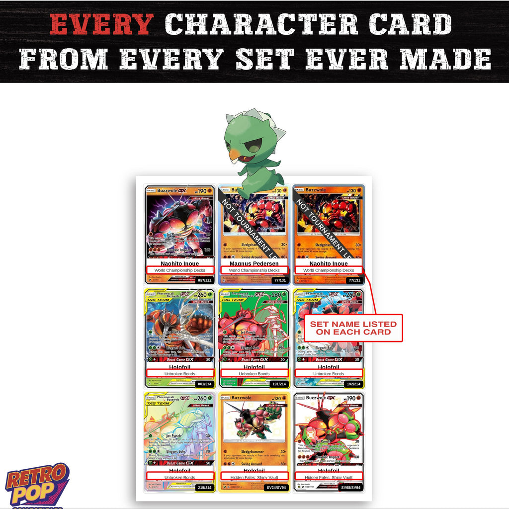 Capsakid card collection preview - every set Capsakid appears in