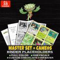 Every Carnivine Pokemon card ever made - master set binder placeholders with Carnivine G