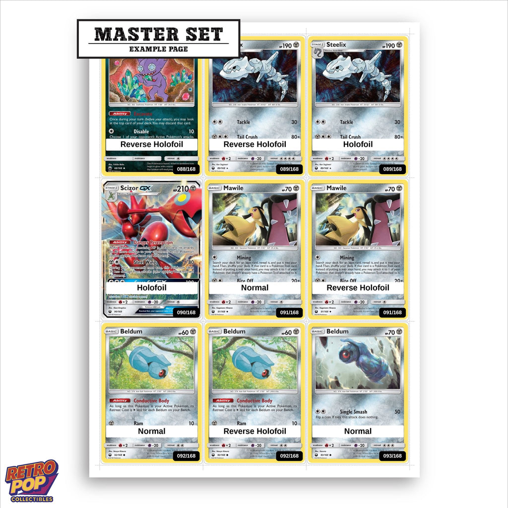 Printed Celestial Storm placeholders in binder - real photo 1