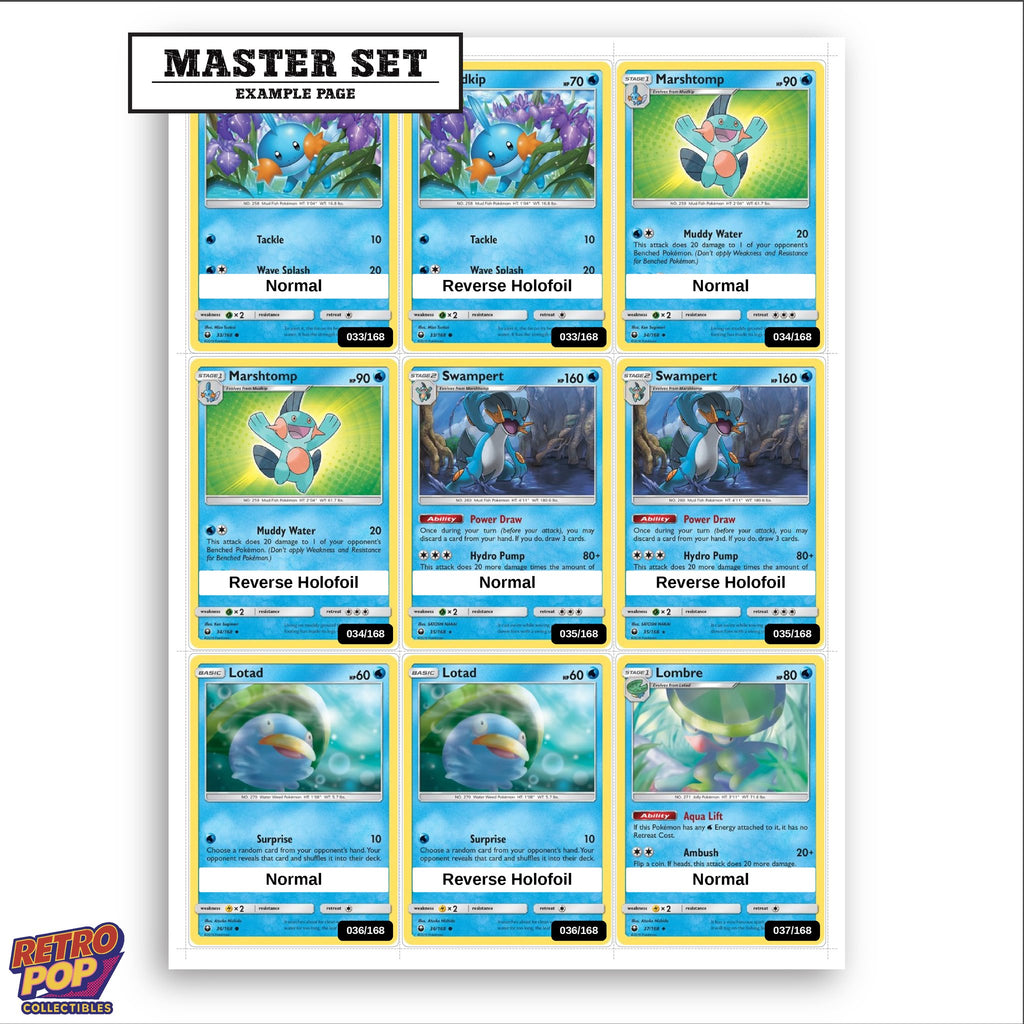 Printed Celestial Storm placeholders in binder - real photo 3
