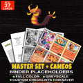 Every Centiskorch Pokemon card ever made - master set binder placeholders with Centiskorch VMAX