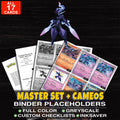 Every Ceruledge Pokemon card ever made - master set binder placeholders with Ceruledge ex
