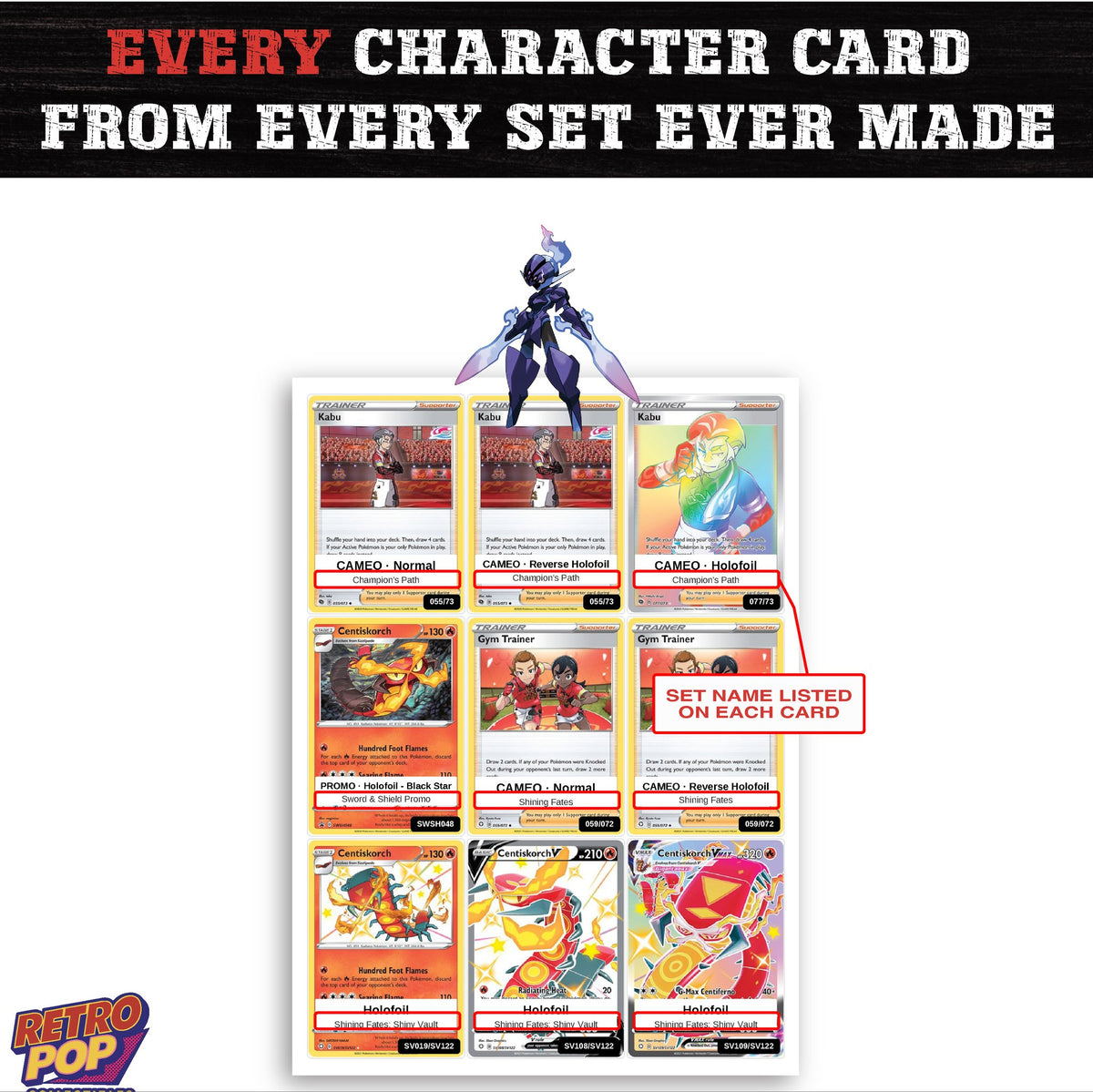Ceruledge card collection preview - every set Ceruledge appears in