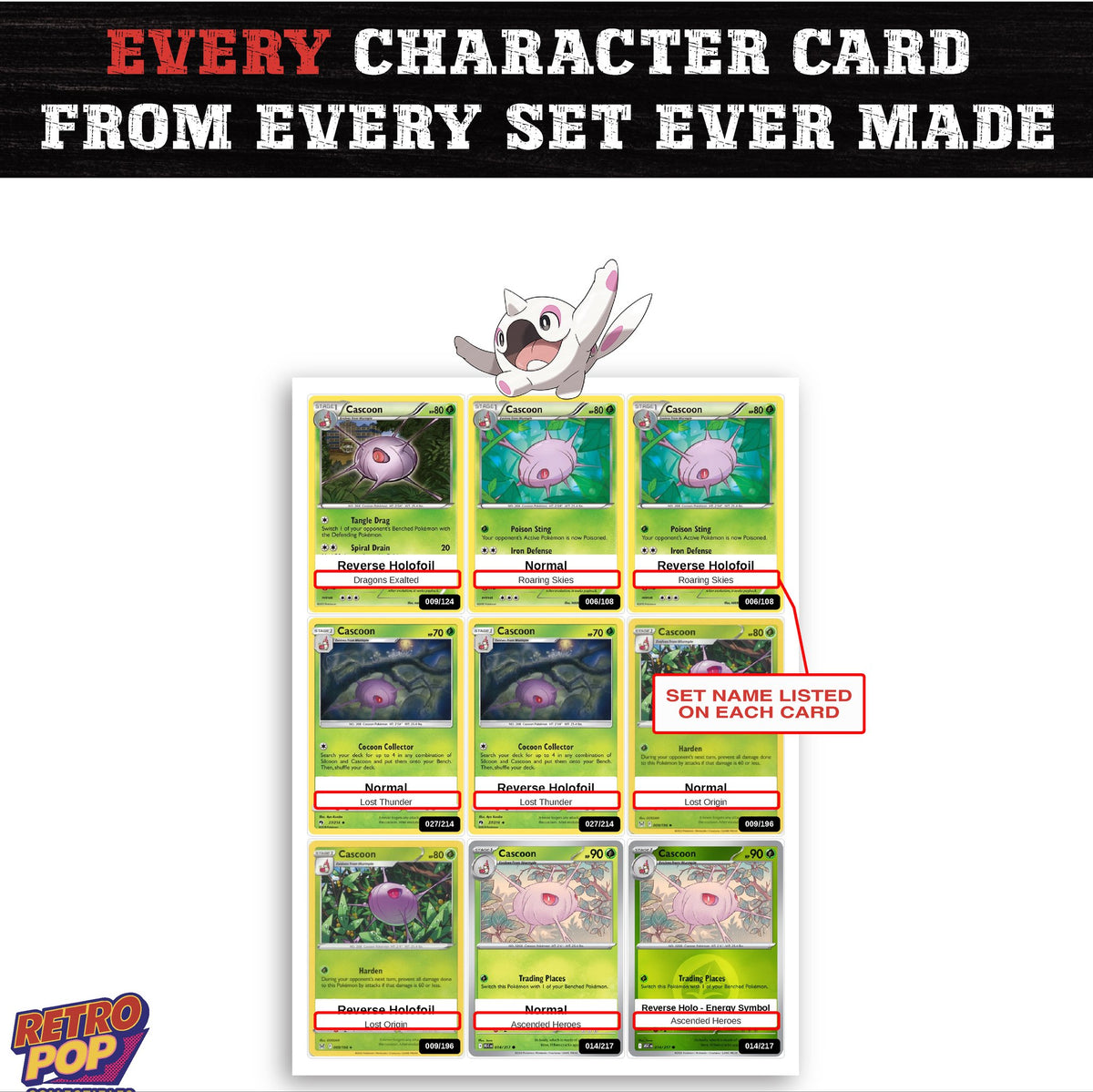 Cetoddle card collection preview - every set Cetoddle appears in