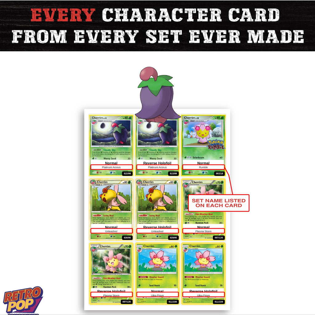 Cherrim card collection preview - every set Cherrim appears in
