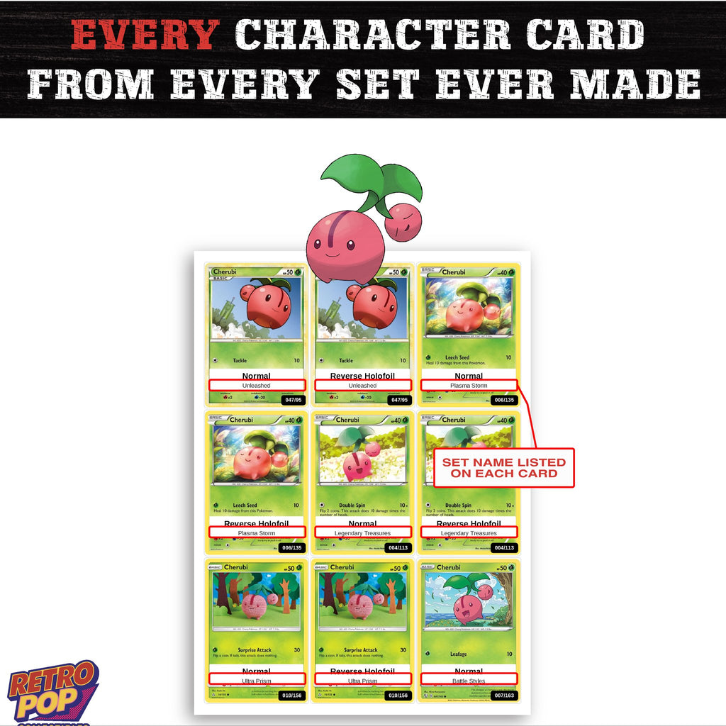 Cherubi card collection preview - every set Cherubi appears in