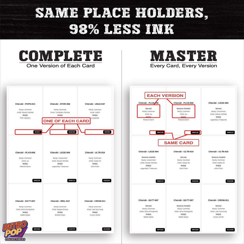 Ink saver greyscale Cherubi placeholder sheet - 98 percent less ink