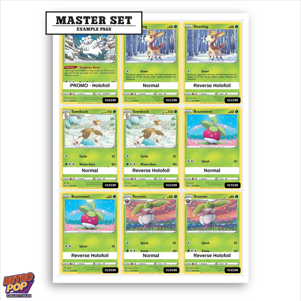 Printed Chilling Reign placeholders in binder - real photo 1