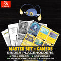 Every Chinchou Pokemon card ever made - master set binder placeholders with Chinchou (70)