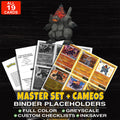 Every Coalossal Pokemon card ever made - master set binder placeholders with Coalossal (Prerelease) [Staff]