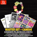 Every Comfey Pokemon card ever made - master set binder placeholders with Comfey