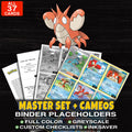 Every Corphish Pokemon card ever made - master set binder placeholders with Corphish (54)