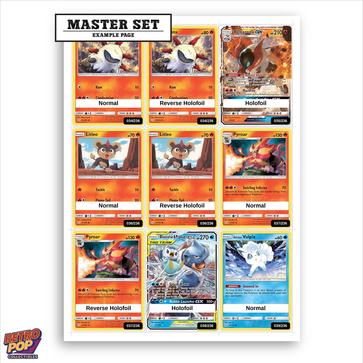 Printed Cosmic Eclipse placeholders in binder - real photo 1