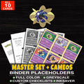 Every Cosmoem Pokemon card ever made - master set binder placeholders with Cosmoem