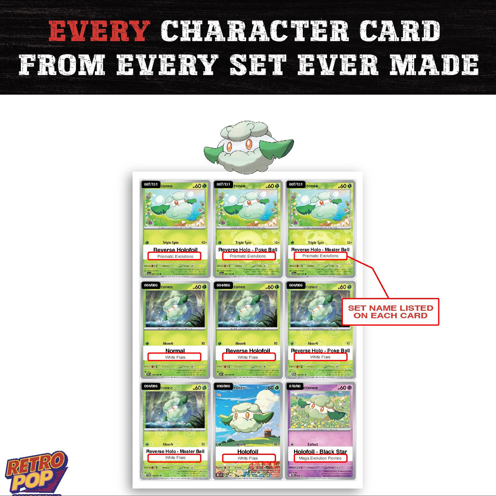 Cottonee card collection preview - every set Cottonee appears in