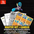 Every Crabrawler Pokemon card ever made - master set binder placeholders with Crabrawler