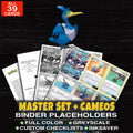 Every Cramorant Pokemon card ever made - master set binder placeholders with Cramorant