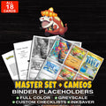 Every Crocalor Pokemon card ever made - master set binder placeholders with Crocalor