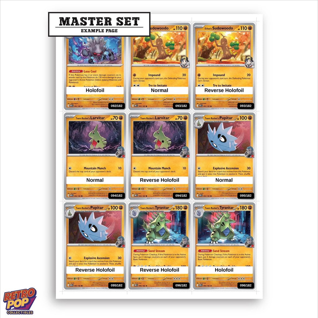 Printed Destined Rivals placeholders in binder - real photo 1